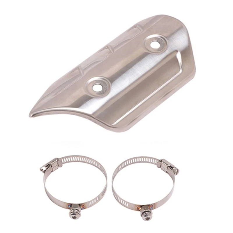 Motorcycle Universal Heat Insulation Plate Exhaust Pipe Anti-Hot Cover Connection Anti-Scratch Protective |