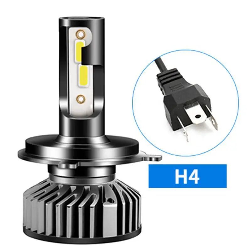 H4 H7 светодиодный автомобилей головной светильник 12V 6800LM 4300 К 6000 8000 ксеноновая лампа H3 H1 9005 HB3 9006 HB4 H8 H9 H11 Светильник лампы мини-светильник - Испускаемый цвет: H4