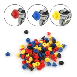 100pcs Colorful Rubber Grommet Nipples Tattoo Machine Needles Supplies For Motor Tattoo Microblading Machine Temporary Accessory