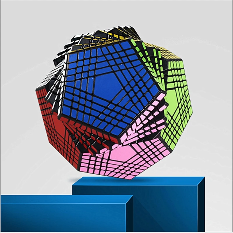 Shengshou 9x9x9 куб 9x9x9 Megaminxed Куб 9x9 куб додекаэдра shengshou Megaminxed 9x9, Магический кубик, 12-сторонние Кубик Рубика