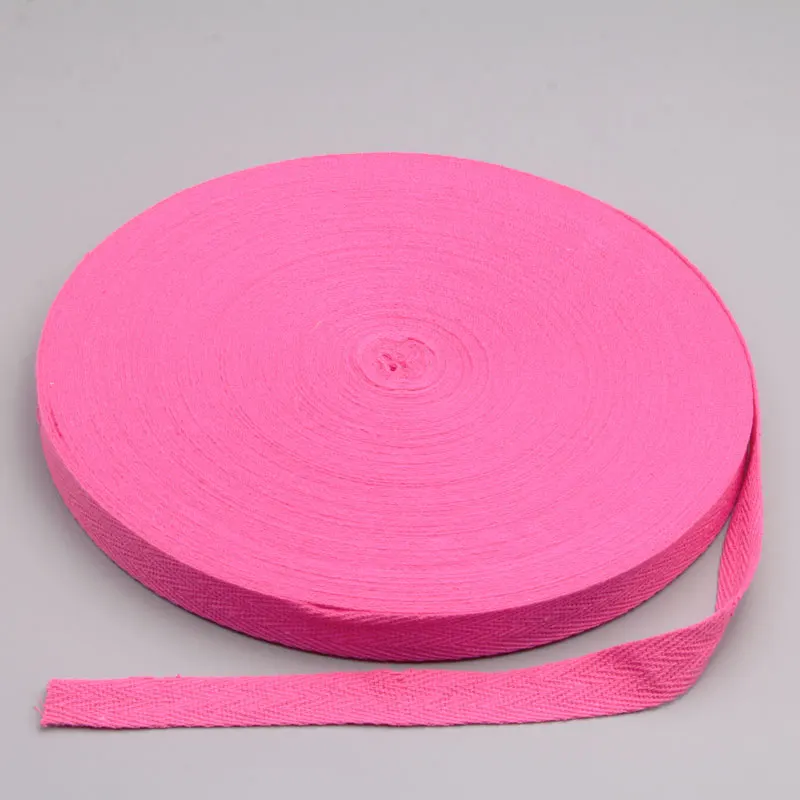 2 м/лот 1,5 см Мульти Цвет шевронная лента, тесьма тканая хлопчатобумажная швейная оверлок ткань ремень DIY Аксессуары LX513 - Цвет: Rose red