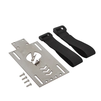 

Metal Battery Board Battery Holder Expansion Pate with Tie Down Strap for Redcat GEN8 Scout II 1/10 RC Crawler