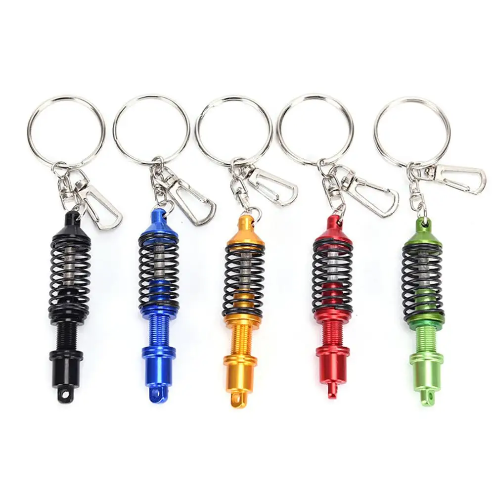 

Unique Spring Shock Absorber Pendant Keychain Key Ring Holder Car Bag Decoration