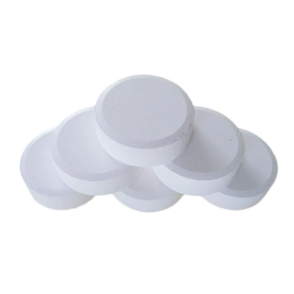 

50PCS Water Cleaning Practical Algaecide Outdoor Tub Sterilization Swimming Pool Spa Non Toxic Effervescent Chlorine Tablets