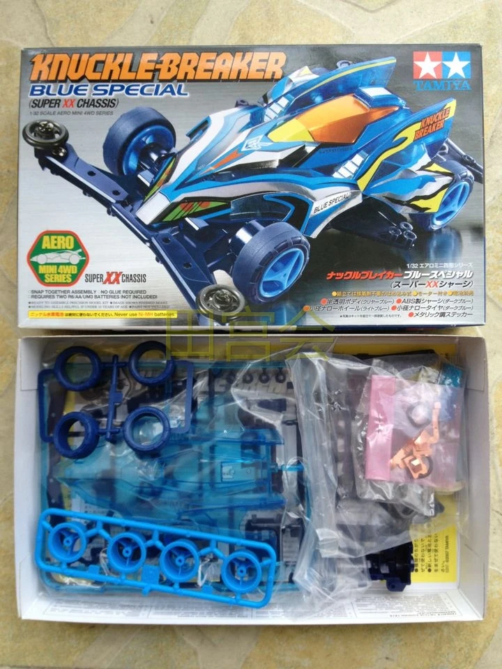 TAMIYA 19620 KNUCKLE-BREAKER BLUE SPECIAL (шасси SUPER XX) 1/32 AERO Mini 4WD автомобиль | Игрушки и хобби