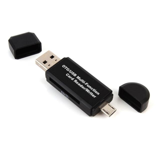 In 1 Type C & micro USB & USB OTG Card Reader High-speed USB2.0 Universal OTG TF/SD for Android Computer Extension Headers