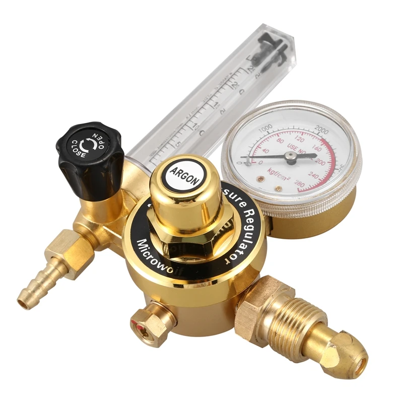 Durable AR Argon CO2 Gauge Pressure Regulator Mig Tig Flow Meter Control Valve Single Step Reducer Welding Gas T | Автомобили и