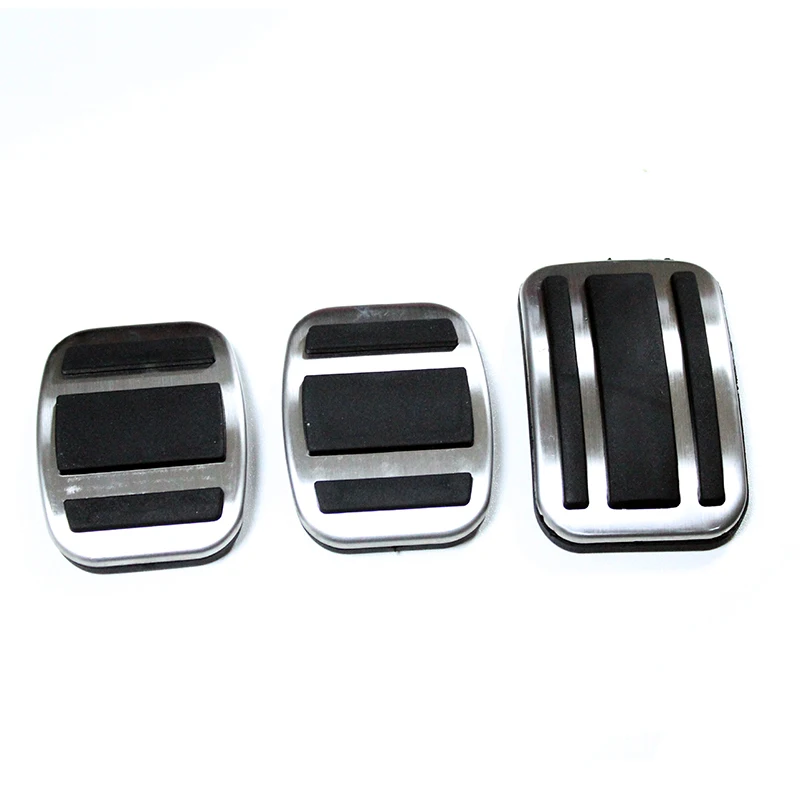4pcs Steel Foot Pedal For Peugeot 3008 5008/GT LHD Accelerator Gas Fuel Brake Pedal Pads Mats Cover Accessories