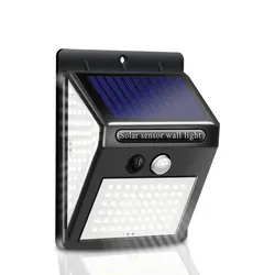 Applique murale solaire à 150Led à Induction automatique, éclairage Super lumineux, pour l'intérieur et l'extérieur, éclairage domestique à trois côtés 
