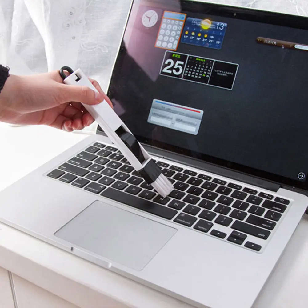 Щетка для чистки пыли многофункциональная щетка окон 2 в 1 клавиатуры лопатка