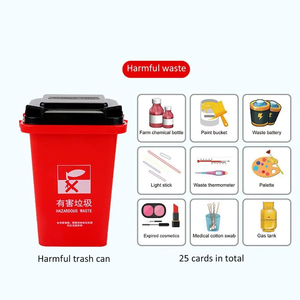 Educational Toys For Children Early Learning Garbage Classification Puzzle Game For Kids Table Game Teaching Board Game