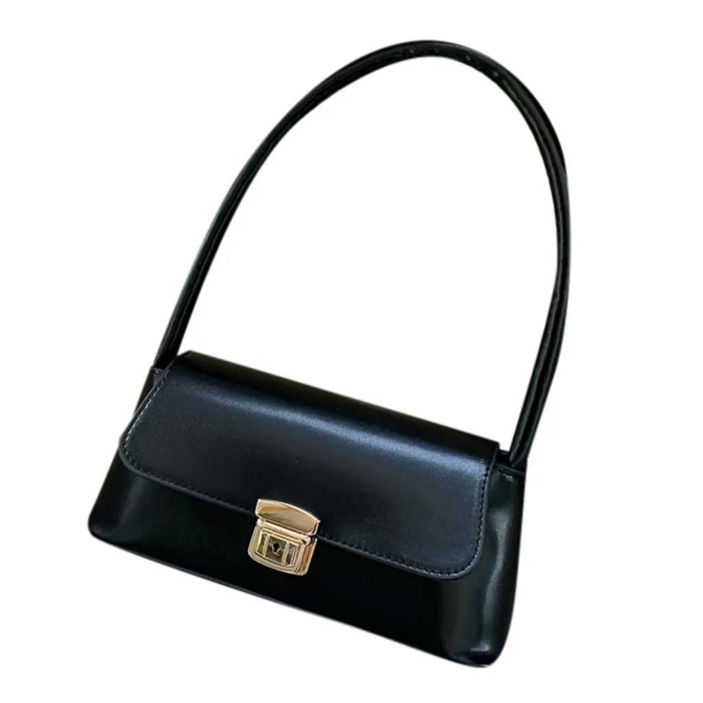 MAIOUMY сумка PU Hobos сплошной Универсальный с молнией для женщин новая сумка-тоут простая однотонная сумка через плечо ретро модные сумки трендовая сумка