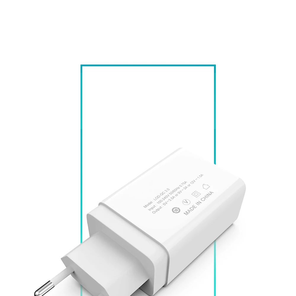 USB зарядное устройство адаптер Быстрая зарядка мобильного телефона 3 отверстия зарядное устройство QC3.0 ЕС Разъем для iPhone samsung Xiaomi huawei
