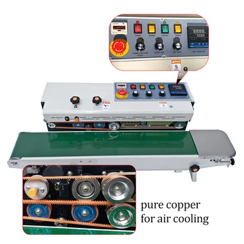 

PVC Heat Sealing Machine, Continuous Band Sealing Machine With Digital Counter