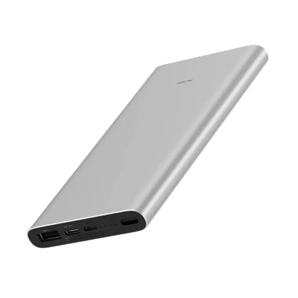 Xiaomi Mi 10000mAh power Bank 3 USB-C Быстрая зарядка двусторонний выход 10000mAh power bank
