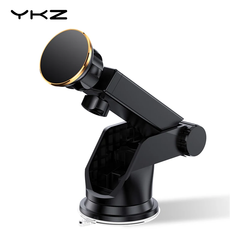 YKZ Car Phone Holder 360 Mount in Car Stand Magnetic Support Mobile Cell Cellphone Smartphone For iPhone X Max Samsung Xiaomi