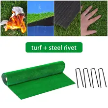 Симулятор мха газон стены зеленое растение DIY искусственная трава ковер с гвоздями свадьба Мини Сад Микро ландшафтное украшение