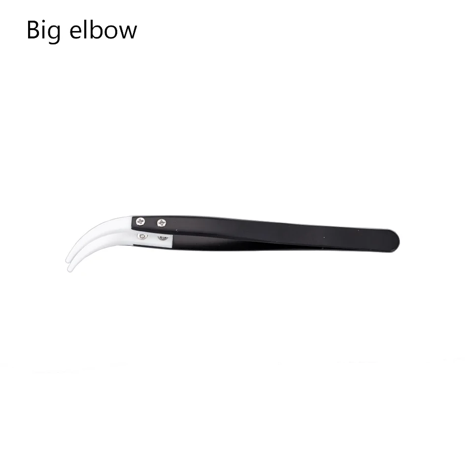 Ceramic Tweezers Head Anti-Static High-Temperature Anti-Corrosion Acid Alkali Resistant Insulated Service Gripper Tool