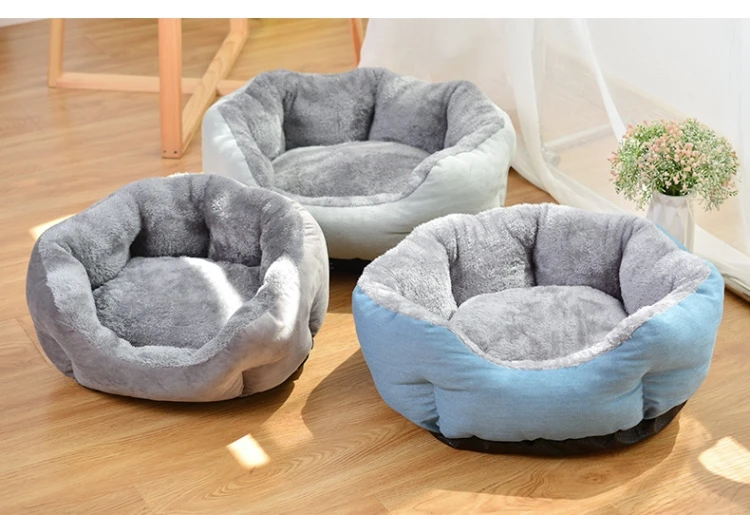 Теплая кровать для питомца кошки зимняя кровать Fodable Cat спальный коврик гнездо питомник подушка для питомца котенок гнездо товары для питомцев дом для кошек