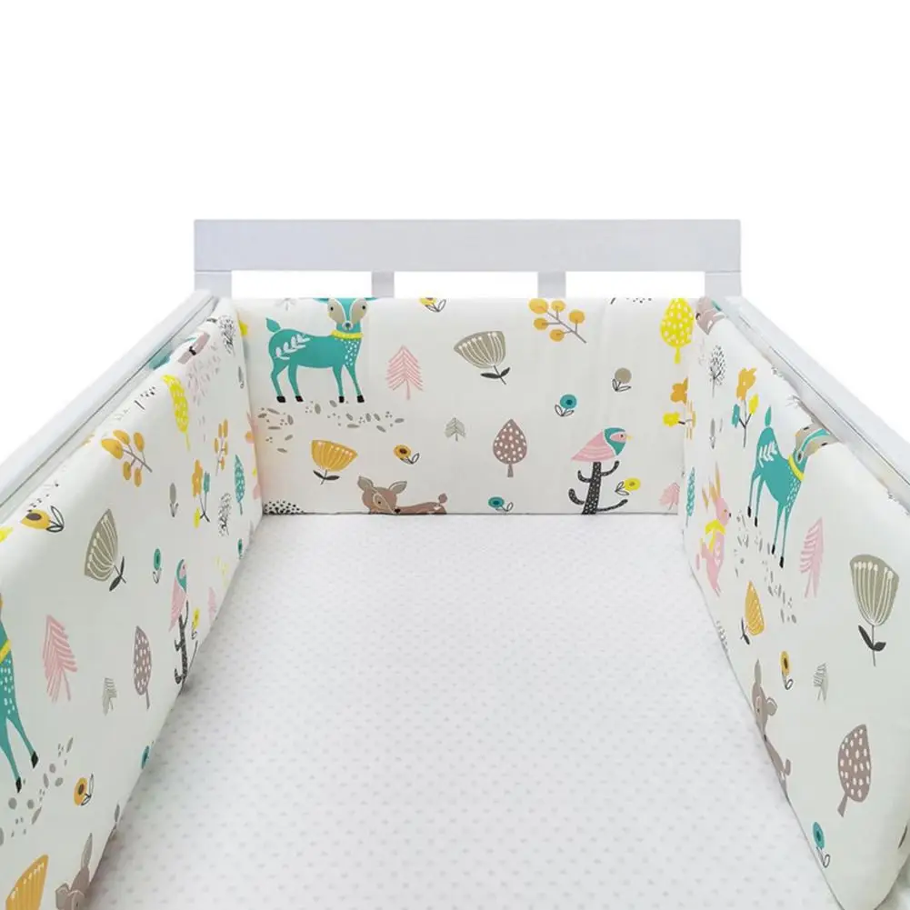 1pc Baby Crib Fence Cotton Bed Bumper Protection Railing AntiBumper