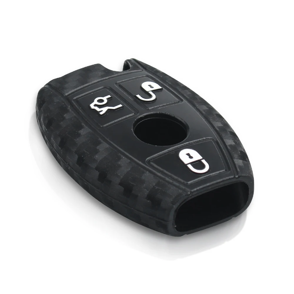 Cover in silicone chiave telecomando per Mercedes Benz A180 A200 A260 W203 W210 W211 AMG W204 C E S CLA Classe - H9968f32848064e41a0f2412f2f39b6d9l