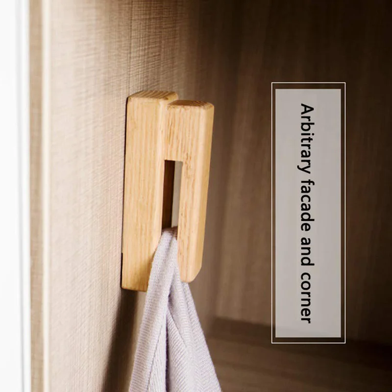 

Fashion Rustic Wood Towel Hooks for Wall Mount Storage Cap Hanger Rack Strip Home Furnishing Organization Bathroom Kitchen Knobs