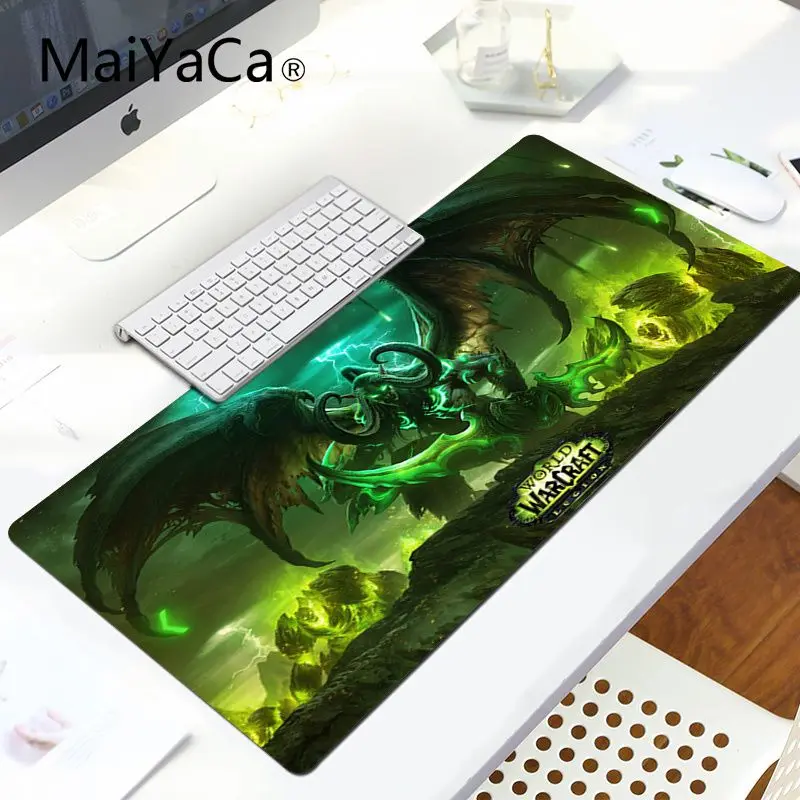 Игровой коврик для мыши MaiYaCa, забавный Мир warcraft, прочный резиновый коврик для мыши, большой коврик для мыши, компьютерный коврик для мыши