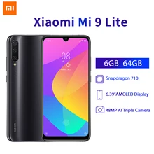 Глобальная версия, Xiaomi Mi 9 Lite, Восьмиядерный процессор Snapdragon710, 6 ГБ, 64G, мобильный телефон, 6,39 дюймов, AMOLED, камера 48 МП, 4030 мАч, мобильный телефон