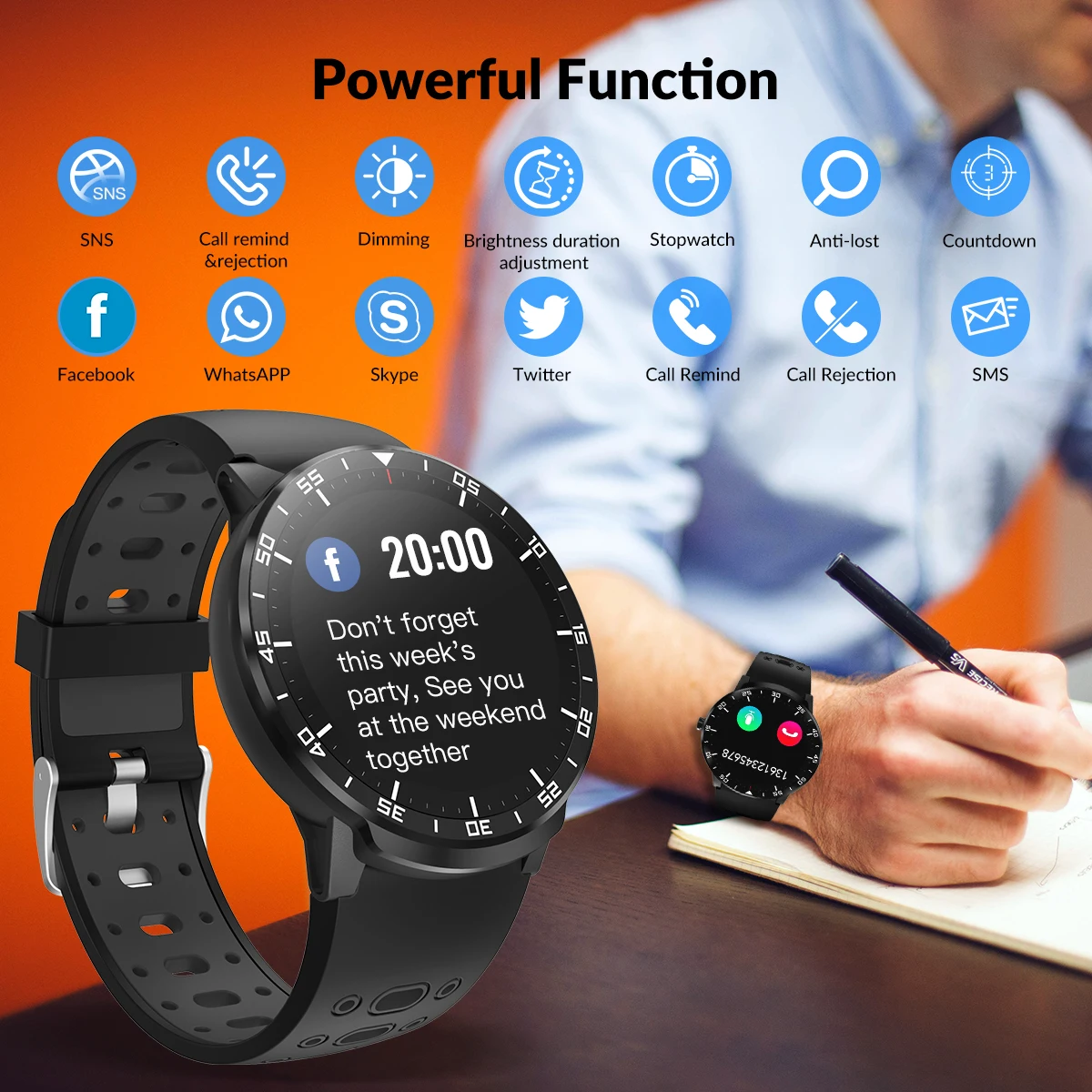 TagoBee Z05 women smart watch men smartwatch android IOS sport watches for men smartwatch GPS fitness watch IP67 Waterproof