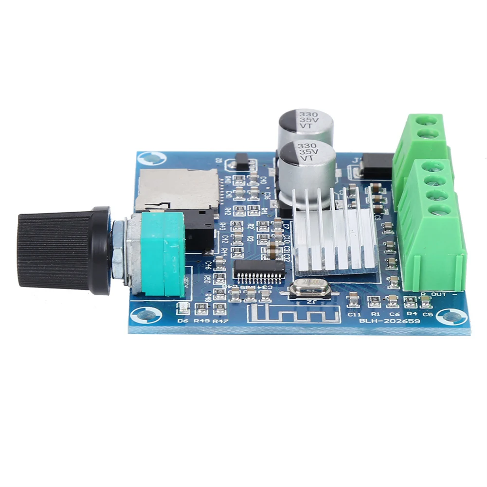 

Digital Amplifier Board Adjustable Volume Dual Channel for Bluetooth Memory Card AUX Amplifier Board Module
