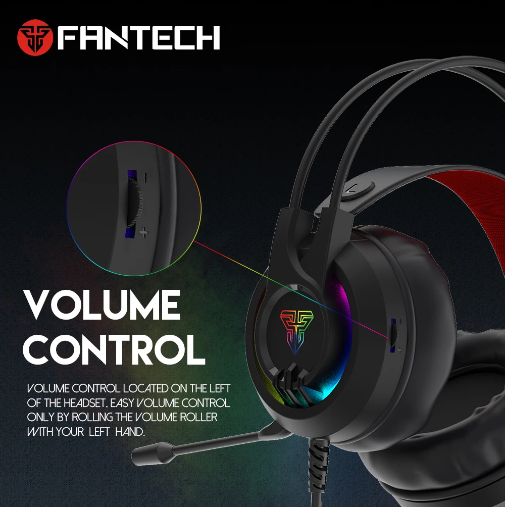 FANTECH 3,5 мм игровая гарнитура HG20 RGB наушники с микрофоном для ПК PS4 и AC3001 Гарнитура держатель для PUNG FPS гарнитура геймер