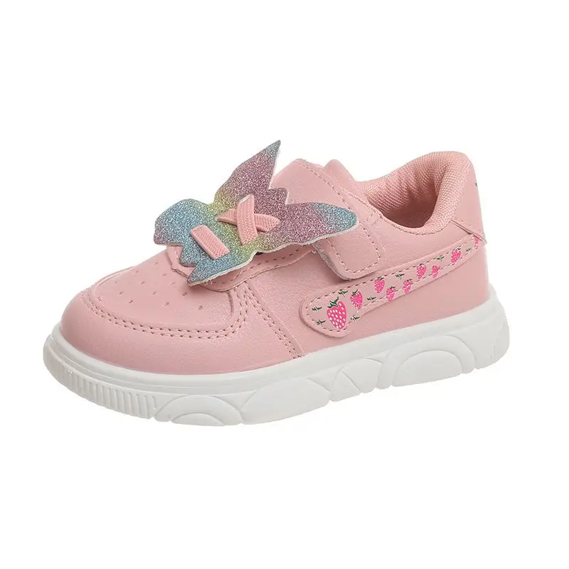 

Cotton Soft Sole Baby Shoes Baby Girls Casual Anti-Slip Fruit Butterfly Print Shoes Sneakers Toddler Soft Soled Walking Shoe