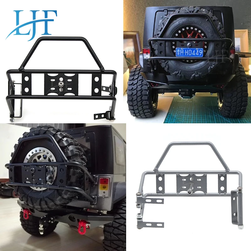 Металлический задний бампер запасная рама шин крепление для 1/10 Traxxas TRX4 Defender Axial