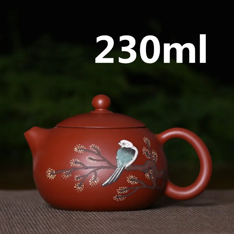 

Chinese Ceramic Teapot Clay Tea pot Yixing Zisha Clay Handmade Pots Gongfu Tea Set 230ml New Arrived High Quality With Gift Box