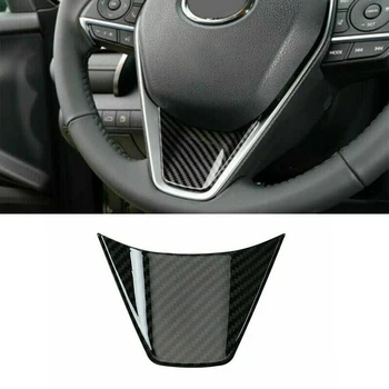 

For Toyota Camry 2018-2020 Cover Trim Carbon Fiber Interior Steering Wheel