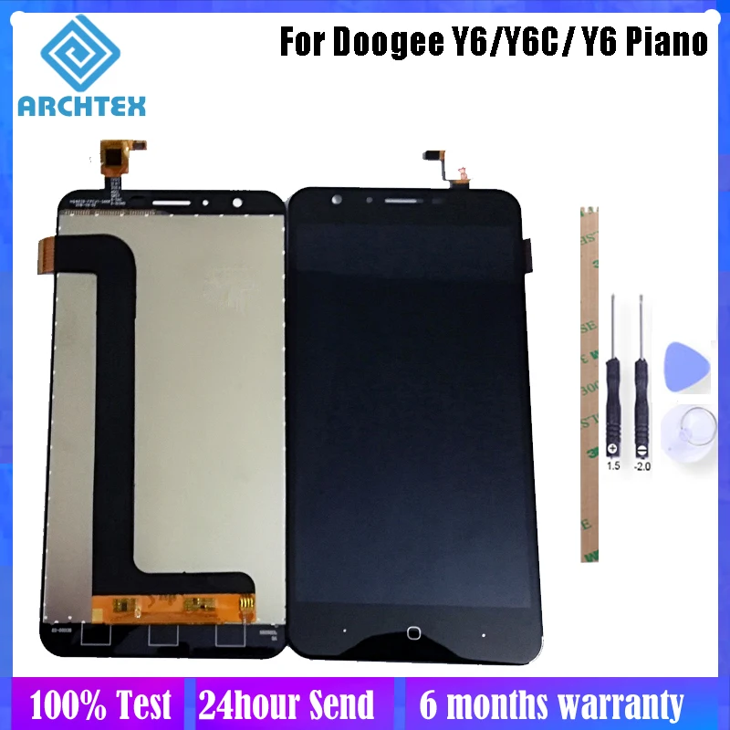 Оригинальный ЖК-дисплей DOOGEE Y6 Y6C 5 дюйма + кодирующий преобразователь сенсорного