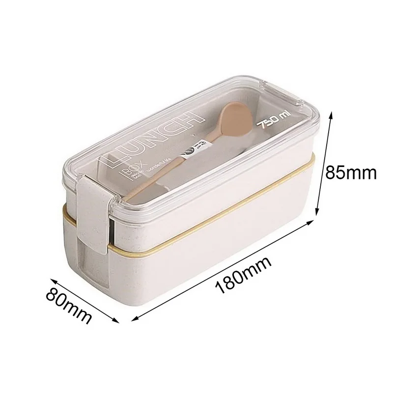 Новая Bento коробка для завтрака пригодная для использования в микроволновке Тепловая соломинка детский Ланч-бокс герметичный Bento Ланч-бокс для детей школьный пищевой контейнер