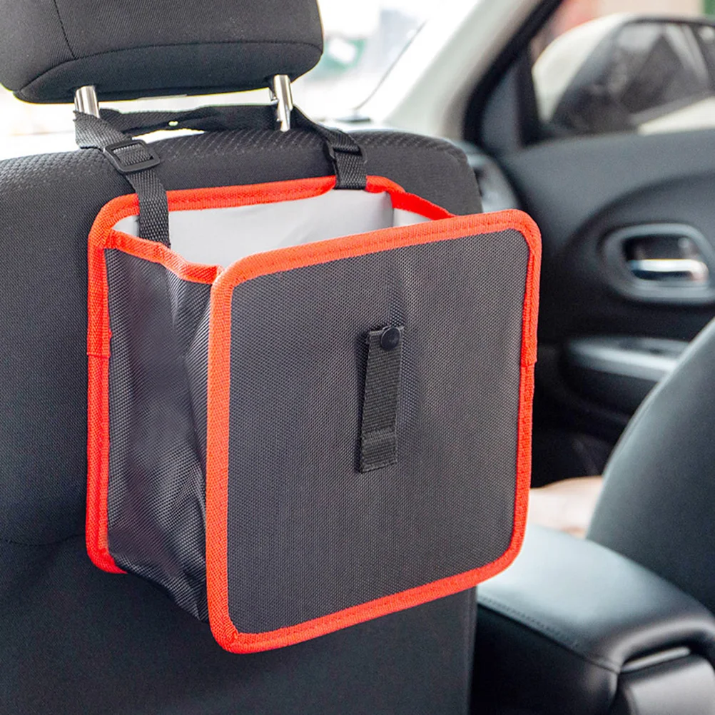 Car Trash Can Garbage Bag Big Capacity Seat Back Hanging Storage Holder Oxford Waterproof Organizer Container Debris | Автомобили и
