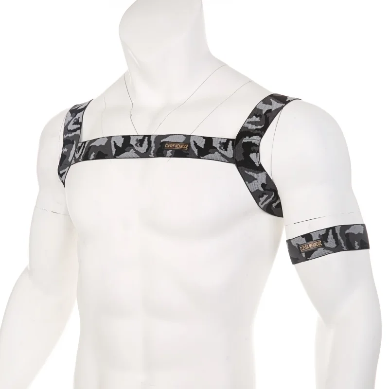 Men Hollow Out Harness Belt Body Chest Elastic Muscle Strap Sexy Lingerie Costume Male Exotic Performance Clubwear Arm Band cosplay costume,mens bondage lingerie,men chest harness belt