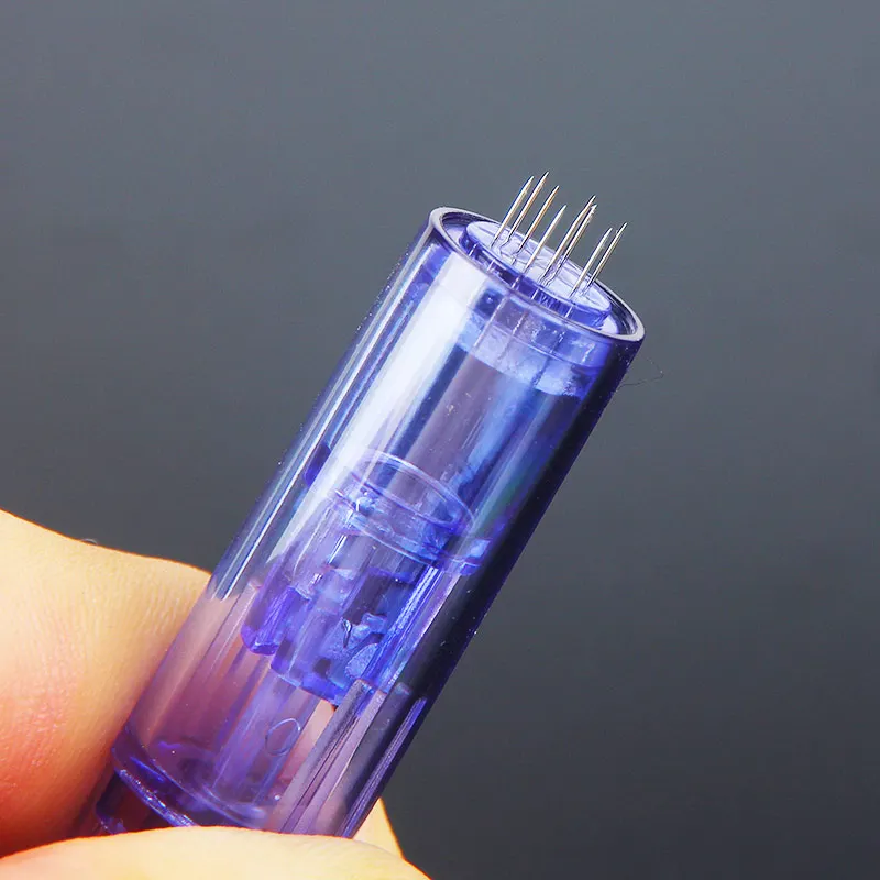 10PCS Electric Dr. Pen Needles Bayonet/ Screw 1/3/5/7/9/12/36/42 pins Nano Cartridge For Auto Micro Pen A1 A6 Tattoo Needles Needle Tip Nano MYM Microneedle