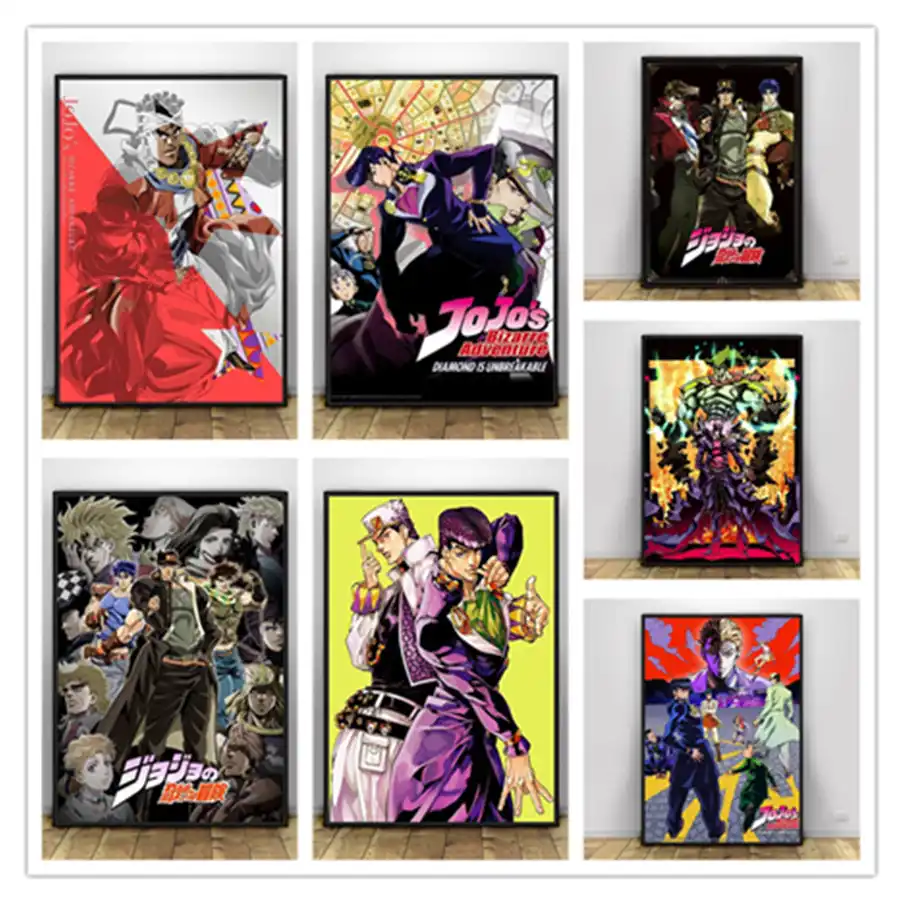Новый аниме DIY алмазная живопись JoJo S странные приключенческий постер вышитые