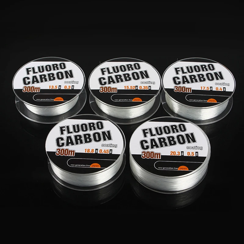 Fluorocarbon Coating Fishing Line Super Strong Nylon Fishing Line Carp Fishing Smooth Lines 300M 0.30-0.50mm 30-45LB Winter fish Fluorocarbon Coating Fishing Line Super Strong Nylon Fishing Line Carp Fishing Smooth Lines 300M 0.30-0.50mm 30-45LB Winter fish
