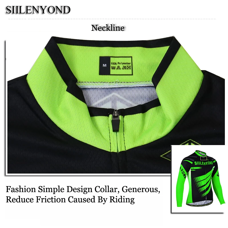 Siilenyond Pro, Зимняя Термальная флисовая велосипедная Джерси, сохраняющая тепло, одежда для горного велосипеда, одежда для велоспорта MTB, одежда для велоспорта, Ropa Ciclismo