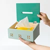 Wood Tissue Box Tissue Holder Tissues Paper Napkin Container Nordic Wooden Kitchen Organization Home Dining Room Accessories 5