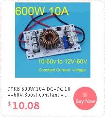 Dykb DC-DC повышающий преобразователь модуль 12 V-24 V до 200 V-450 V 300V 400V Напряжение Регулируемый Мощность зарядка f nixie часы светятся