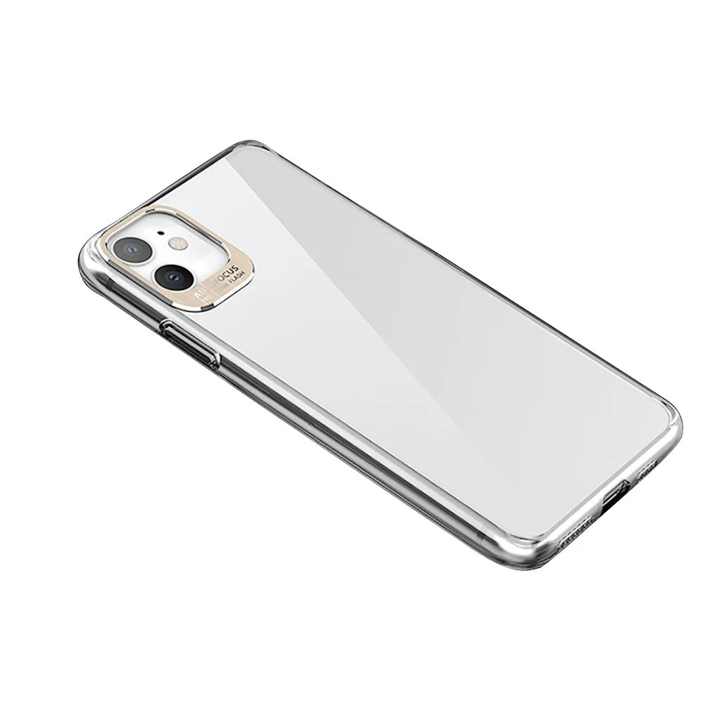IPhone 11 gold Прозрачный защитный чехол для телефона амортизатор царапин для IPhone 11/11 Pro/11 Pro Max - Цвет: IPhone 11 gold