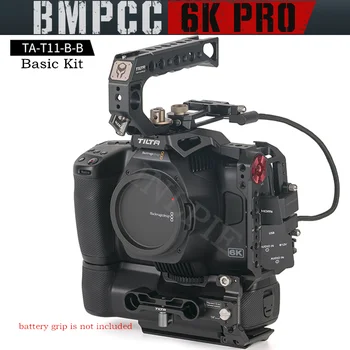 Tilta-plataforma protectora BMPCC 6K Pro, TA-T11-B-B de jaula completa para cámara Blackmagic BMPCC 6K Pro