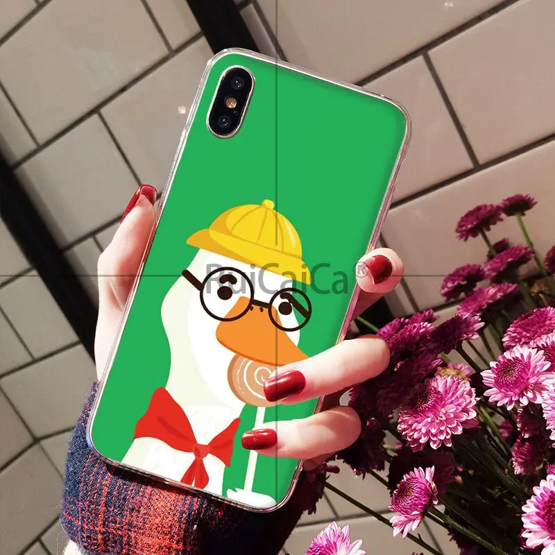 Super cute cartoon duck goose