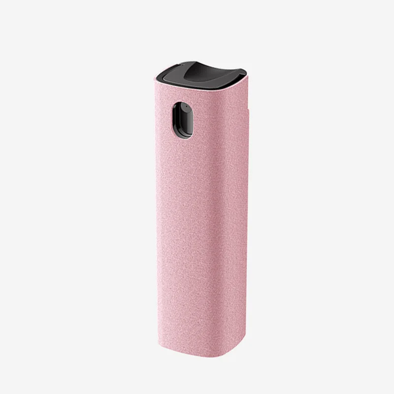 Newest 2 In 1 Phone Screen Cleaner Spray Computer Mobile Phone Screen Dust Removal Tool Microfiber Cloth Set Cleaning Artifact