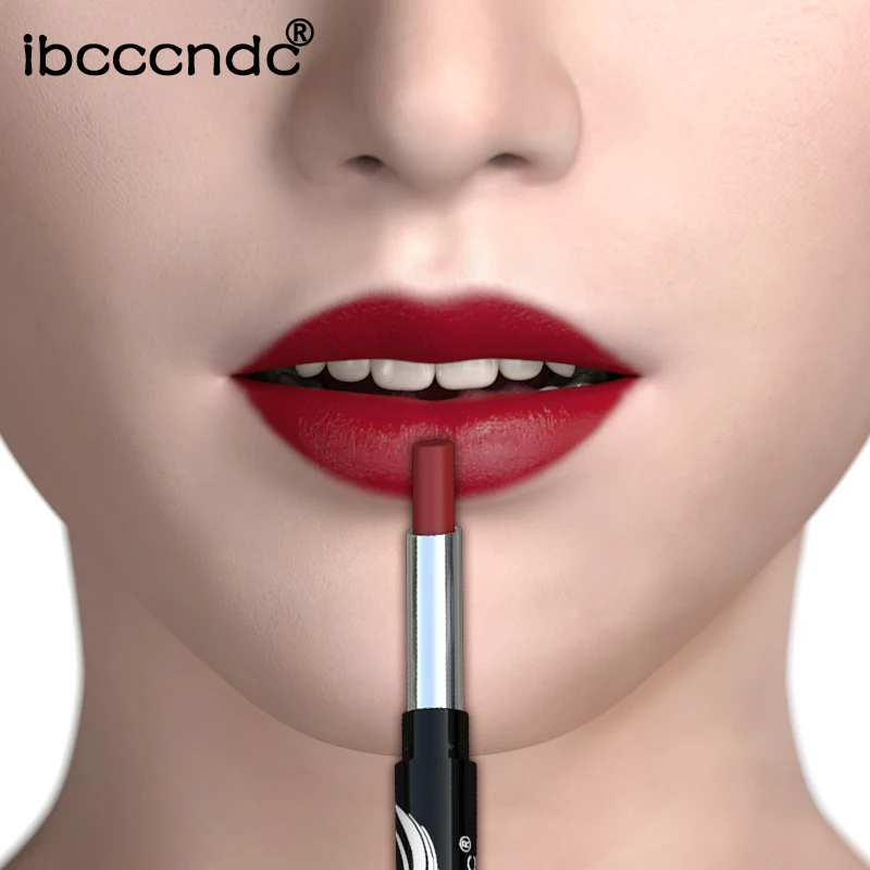 10 Colors Matte Lipstick Wateproof Double End Long Lasting Lipsticks Brand Lip Makeup Cosmetics Nude Dark Red Lips Liner Pencil 10 Colors Matte Lipstick Wateproof Double End Long Lasting Lipsticks Brand Lip Makeup Cosmetics Nude Dark Red Lips Liner Pencil